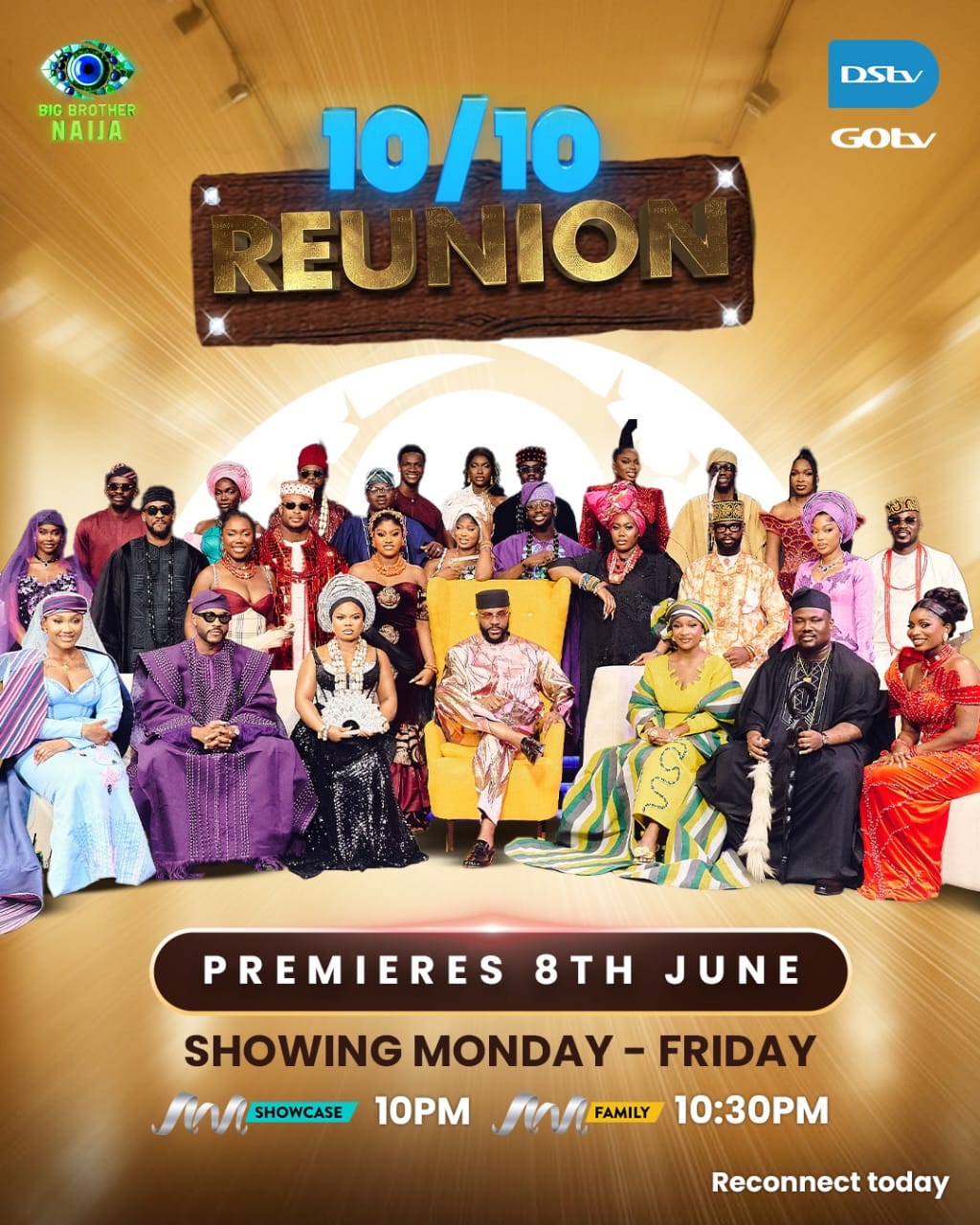 BBNaija Season 10 Reunion Show Premieres June 8 On Africa Magic