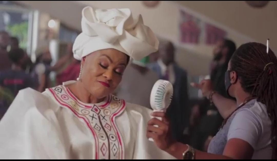 Feyisayo Ogundip with Sola Sobowale