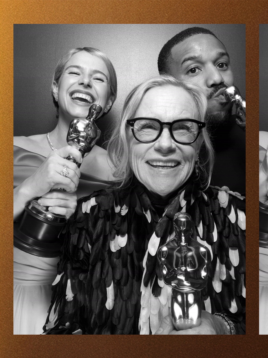 Jessie Buckley, Amy Madigan, and Michael B. Jordan