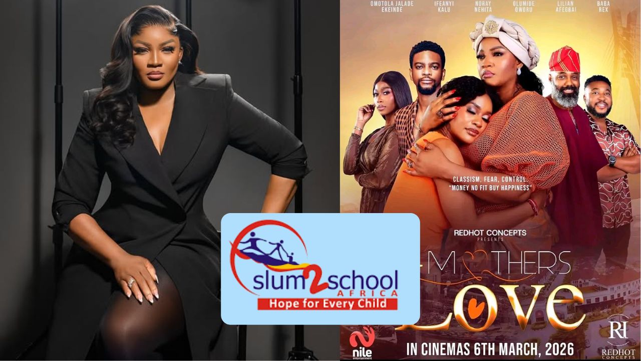 Omotola Jalade-Ekeinde Pledges 100% of "Mother’s Love" Proceeds to Slum2School2
