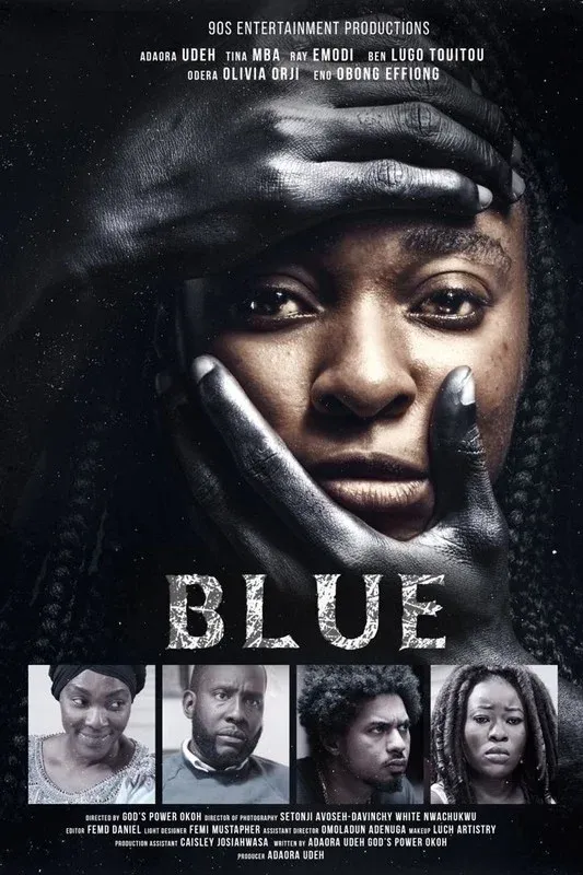 Blue poster