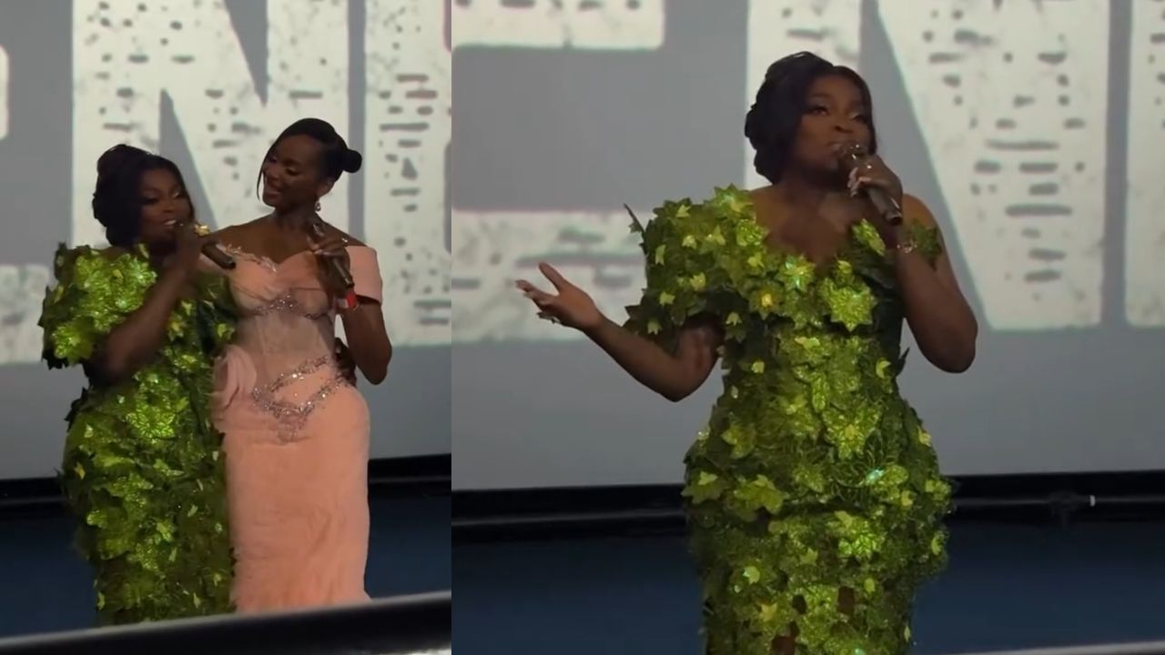 Funke Akindele Opens Up at the Grand Premiere of Behind the Scenes